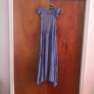 Free People Blue Midi Dress